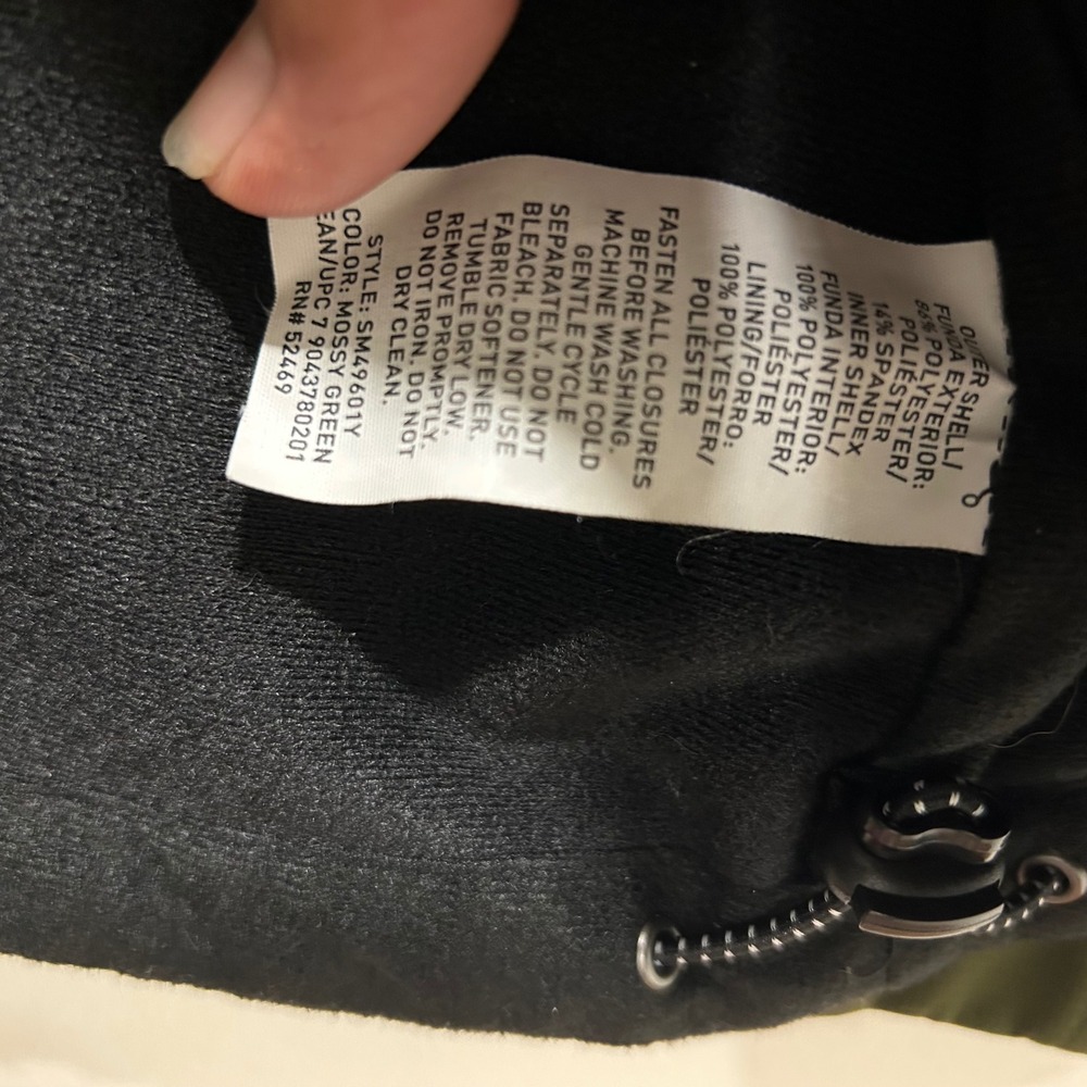 Green mens Swiss Tech jacket with black lining size medium - Picture 5 of 5